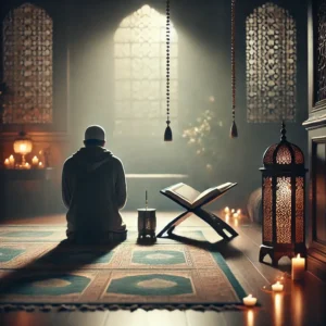Man praying